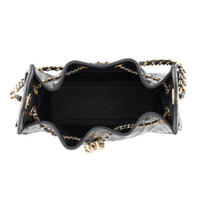 Load image into Gallery viewer, CHANEL CHANEL25 ChainShoulder Bag BlackAS5631 Caviar Leather Size Mini
