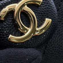 Load image into Gallery viewer, CHANEL CHANEL25 ChainShoulder Bag BlackAS5631 Caviar Leather Size Mini
