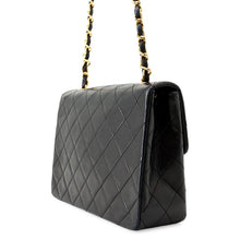 将图像加载到图库查看器中，CHANEL Mini Matelasse BlackA01163 Lambskin Size 20
