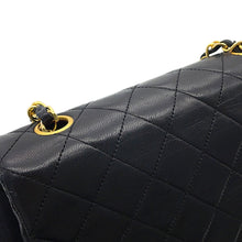 将图像加载到图库查看器中，CHANEL Mini Matelasse BlackA01163 Lambskin Size 20
