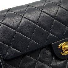 将图像加载到图库查看器中，CHANEL Mini Matelasse BlackA01163 Lambskin Size 20
