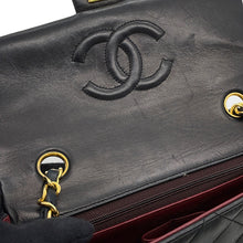 将图像加载到图库查看器中，CHANEL Mini Matelasse BlackA01163 Lambskin Size 20

