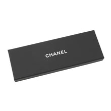 Load image into Gallery viewer, CHANEL Slim Bandeau Scarf Black/White/Yellow Silk100%
