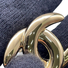 将图像加载到图库查看器中，CHANEL CC Logo Earring Gold Plated
