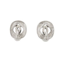 Load image into Gallery viewer, CHANEL CC Logo Earring Metal Rhinestone
