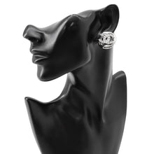 Load image into Gallery viewer, CHANEL CC Logo Earring Metal Rhinestone
