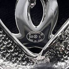 Load image into Gallery viewer, CHANEL CC Logo Earring Metal Rhinestone
