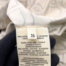 Load image into Gallery viewer, HERMES Flare dress by Maillon Equestre Size 36 Beige/Black6H4522DG Cotton
