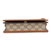 Load image into Gallery viewer, GUCCI GG Emblem Shoulder Wallet Brown/Beige820688 GG Supreme/Leather
