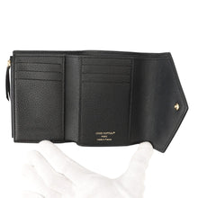 Load image into Gallery viewer, LOUIS VUITTON Portefeuille Victorine NoirM64060 Monogram Empreinte Leather
