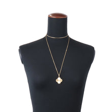 将图像加载到图库查看器中，Van Cleef &amp; Arpels Magic Alhambra Long Necklace, 1 Motif GuillochéVCARP4KO00 18K Yellow Gold
