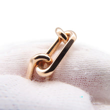 将图像加载到图库查看器中，CARTIER Santos de Cartier Chain Bracelet Size Medium ModelB6090600 18K Pink Gold
