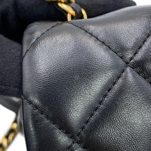 Load image into Gallery viewer, CHANEL Matelasse Flap ChainShoulder Bag BlackAS2473 Lambskin Size Small
