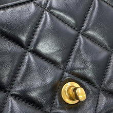 Load image into Gallery viewer, CHANEL Matelasse Flap ChainShoulder Bag BlackAS2473 Lambskin Size Small
