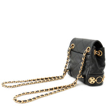 Load image into Gallery viewer, CHANEL Matelasse IconChain Backpack BlackAS4275 Leather
