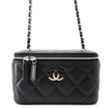 将图像加载到图库查看器中，CHANEL Matelasse Coco Gradation Vanity Shoulder Bag BlackAP3697 Lambskin
