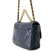 将图像加载到图库查看器中，CHANEL CHANEL 19 ChainShoulder NavyAS1160 Lambskin
