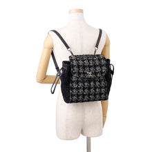 Load image into Gallery viewer, CHANEL CC Logo Backpack Black/Gray Tweed
