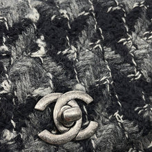Load image into Gallery viewer, CHANEL CC Logo Backpack Black/Gray Tweed
