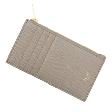 将图像加载到图库查看器中，CELINE Compact Zip Card Holder Greige10B683BEL Leather
