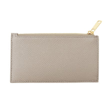 将图像加载到图库查看器中，CELINE Compact Zip Card Holder Greige10B683BEL Leather
