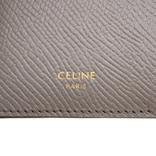 将图像加载到图库查看器中，CELINE Compact Zip Card Holder Greige10B683BEL Leather
