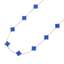 将图像加载到图库查看器中，Van Cleef &amp; Arpels Vintage Alhambra Necklace 10 MotifsVCARP34800 18K Yellow Gold

