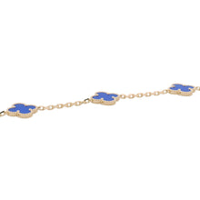 将图像加载到图库查看器中，Van Cleef &amp; Arpels Vintage Alhambra Necklace 10 MotifsVCARP34800 18K Yellow Gold
