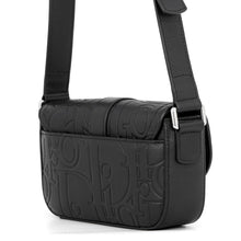 Load image into Gallery viewer, Dior Saddle Heritage Messenger Bag Black2ADCA662MLL_H00N Calf Leather
