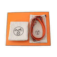 将图像加载到图库查看器中，HERMES Evelyne3 Tangerine Taurillon Clemence Size 23
