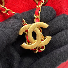 Load image into Gallery viewer, CHANEL CHANEL 25 ChainShoulder Bag RedAS5631 Caviar Leather Size Mini
