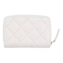 Load image into Gallery viewer, CHANEL Rhinestone Classic Zip Coin Purse WhiteAP0216 Caviar Leather
