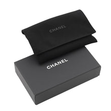Load image into Gallery viewer, CHANEL Rhinestone Classic Zip Coin Purse WhiteAP0216 Caviar Leather
