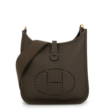 将图像加载到图库查看器中，HERMES Evelyne3 Vertroden Taurillon Clemence Size 23

