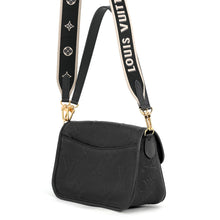 将图像加载到图库查看器中，LOUIS VUITTON Diane Shoulder Bag Noir/PurpleM46386 Monogram Empreinte Leather
