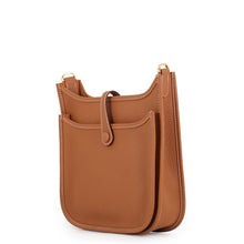 将图像加载到图库查看器中，HERMES Evelyne Gold Taurillon Clemence Size 23
