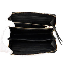将图像加载到图库查看器中，LOUIS VUITTON Zippy Wallet NoirM61864 Monogram Empreinte Leather
