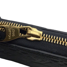将图像加载到图库查看器中，LOUIS VUITTON Zippy Wallet NoirM61864 Monogram Empreinte Leather
