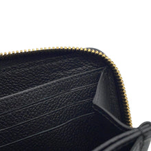 将图像加载到图库查看器中，LOUIS VUITTON Zippy Wallet NoirM61864 Monogram Empreinte Leather
