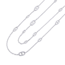 将图像加载到图库查看器中，HERMES Farandole Necklace Size 120 SV925
