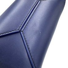 Load image into Gallery viewer, LOEWE Puzzle Fold Tote Abyss BlueA657V25X01 Shiny Calf Leather Size Mini
