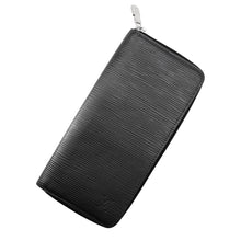 将图像加载到图库查看器中，LOUIS VUITTON Zippy wallet Vertical NoirM60965 Epi Leather
