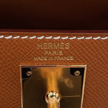 将图像加载到图库查看器中，HERMES Kelly Sellier Gold Epsom Size 28
