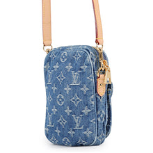 将图像加载到图库查看器中，LOUIS VUITTON Pochette Fairfax Blue DenimM82948 Monogram Denim LVRemix
