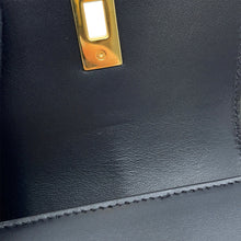 Load image into Gallery viewer, CELINE 16 Seize Small Trifold Wallet Black10F523 Leather
