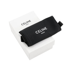 Load image into Gallery viewer, CELINE 16 Seize Small Trifold Wallet Black10F523 Leather
