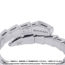 将图像加载到图库查看器中，BVLGARI Serpenti Viper Single Coil Ring Size XXL (Approximately size 20-22)360470 18K White Gold
