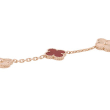 Load image into Gallery viewer, Van Cleef &amp; Arpels Vintage Alhambra 5 Motif BraceletVCARP7RP00 18K Pink Gold
