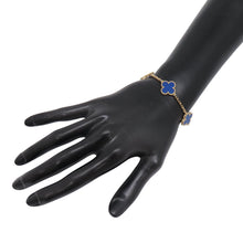 Load image into Gallery viewer, Van Cleef &amp; Arpels Vintage Alhambra Bracelet 5 motifsVCARP34900 18K Yellow Gold
