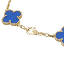 Load image into Gallery viewer, Van Cleef &amp; Arpels Vintage Alhambra Bracelet 5 motifsVCARP34900 18K Yellow Gold

